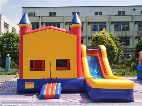 
PVC Material China Cheap Children Small Bouncers Combo Jumping Inflatable Slide Bouncer Castle House For Sale 