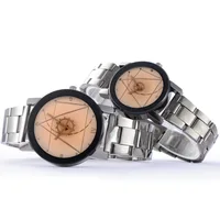 

New Fashion Steel Watch Lover Wrist Watch For Couple Manufacturing Wholesale Quartz Watches