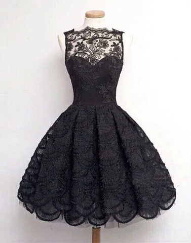 

Walson Black Sexy Women Summer Sleeveless Lace Evening Dress Party Cocktail Short Lace Dress, As the picture show