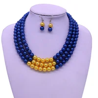 

New Design Greek Organization SGRHO Sign Sorority Group Pearl multi-layer Necklaces Sigma Gamma Rho Jewelry