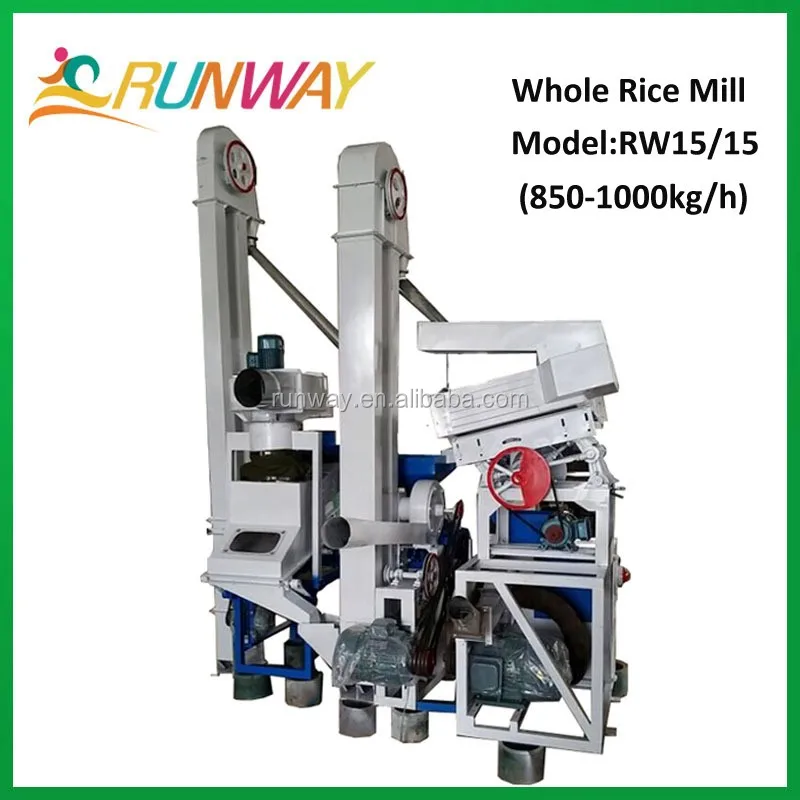 Hot Sale Zct1000 Modern Automatic Mini Rice Mill Plant/1 Ton Rice Mill ...