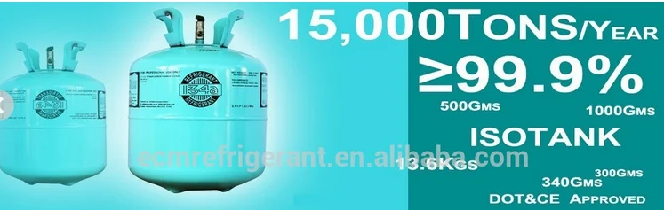 Air conditioner gases refrigerantes R600a R134a r410a r407c r404a refrigerant gas with high quality