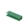 Competitive plug in terminal block with card button