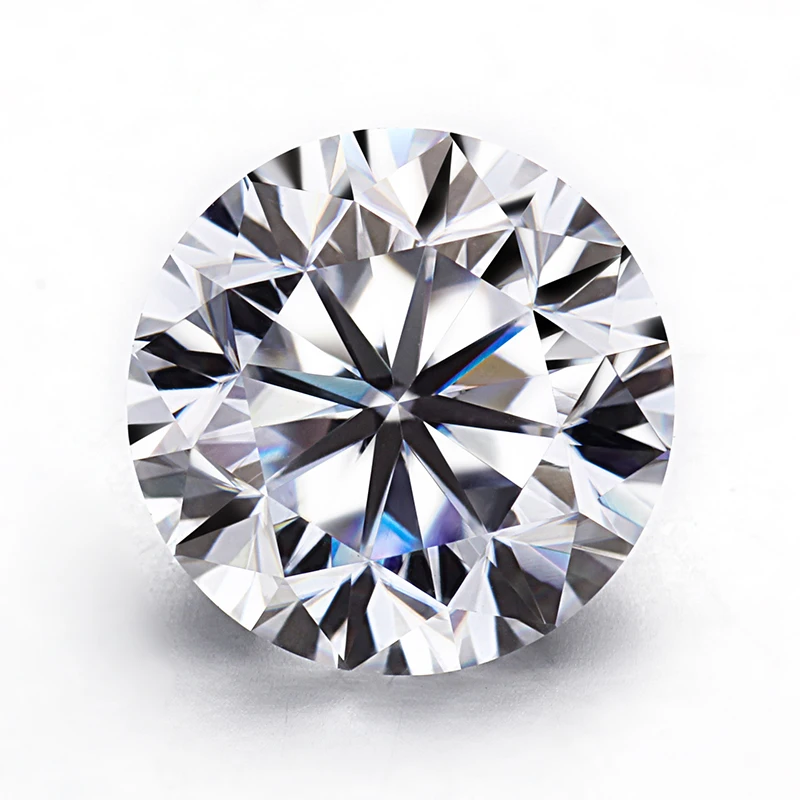 

near colorless white color EF round brilliant cut  0.5ct carat wholesale price moissanites stones