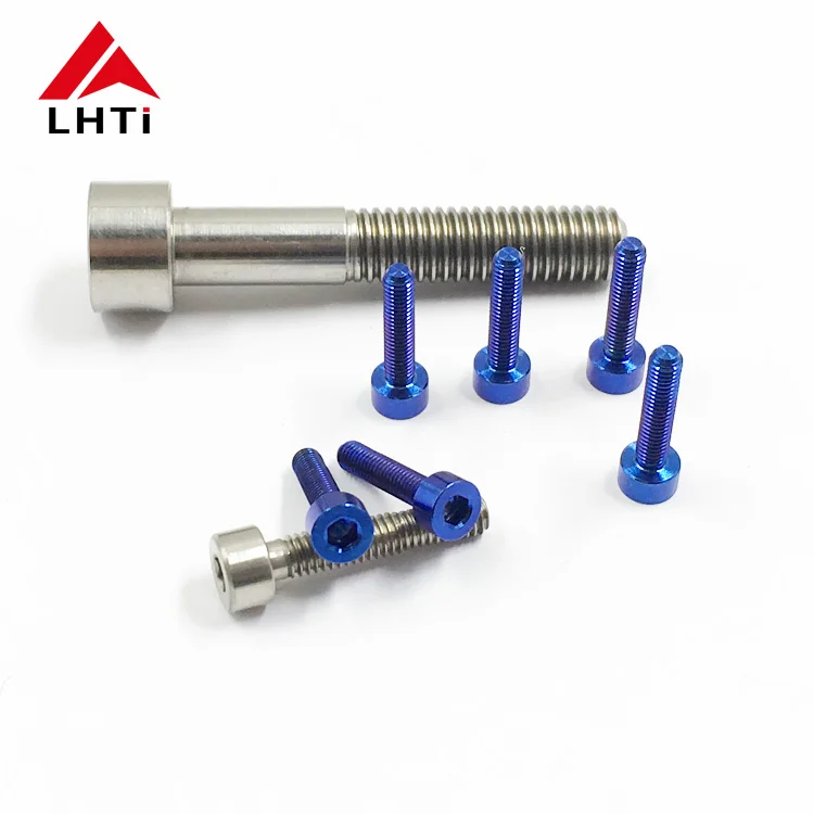 High quality Gr5 titanium bolt M6 M8 M10 DIN912 titanium screws