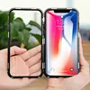 New Cell Phone Magnetic Case For iPhone X 8 7 6s 6 Plus Case Ultra Slim PC Frame Tempered Glass Cover Magnetic Phone Case