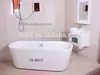 Acrylic Tub Surround Stainless Steel Jets Underwater Acrylic Bath Tub