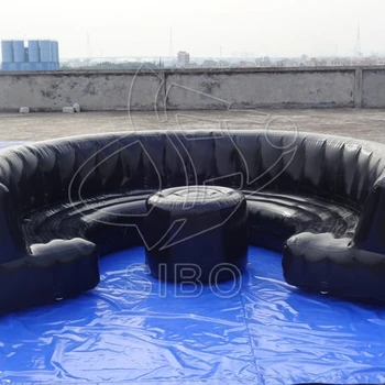 inflatable pool in living room