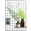 Light weight metal mesh wall rack