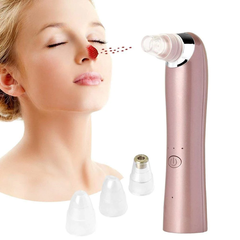 

custom packing home use beauty device electronic blackhead removerblackhead remover tool kit Facial Pore Cleaner, 4 colors