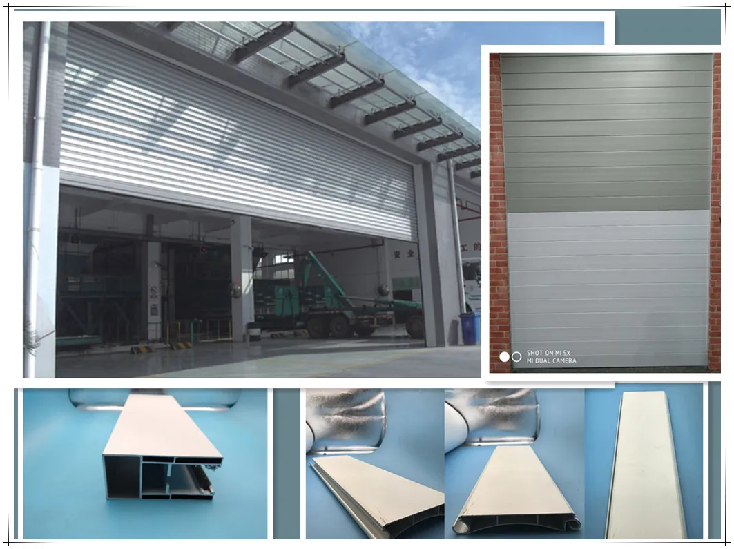 International Standard Strong Windproof Rolling Shutter Door For