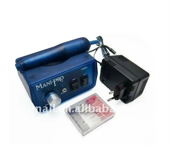 New Mani Pro Electric Nail File Drill System Blueberry W New Mani Pro Electric Nail File Drill System Blueberry W Manicure Pedicure Filing Machine