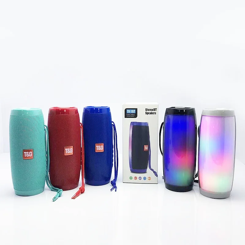 Portable Blue tooth Speakers Wireless Hands Free LED Speaker TF USB FM Sound Music For Mobile Phone - ANKUX.COM