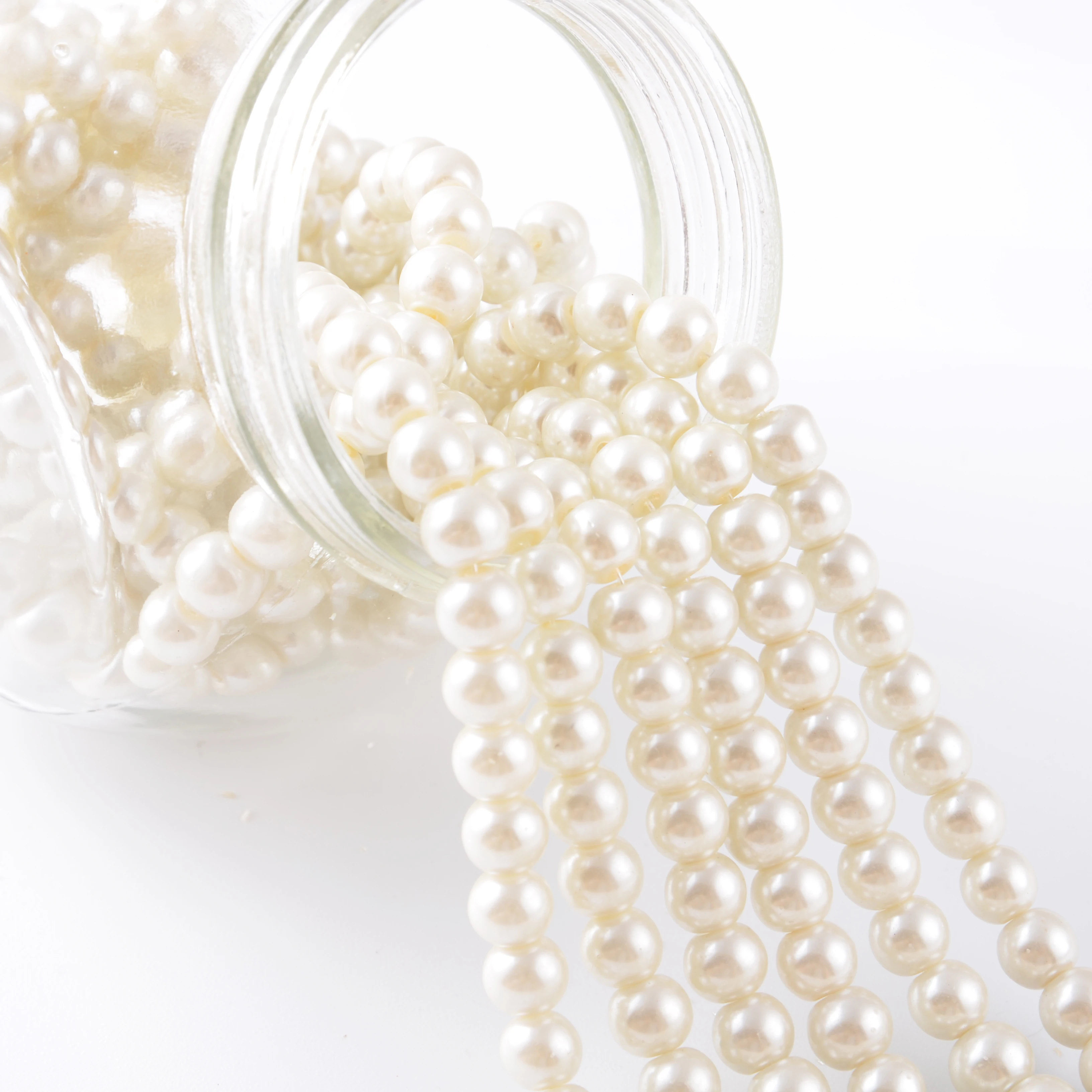 

Beautiful Glass Pearl Hollow Beads Free shipping 4mm 6mm 8mm Wholesale, Vaious,more than 60 kind colors