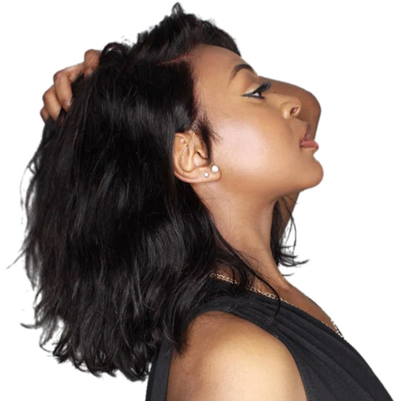 

Wigs Eseewigs 13x6 Short Bob Wigs Front Human Hair Natural Wave Brazilian Remy Color Human Hair Wigs For Black Women Baby Hair