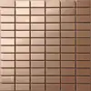 Grand Taps Copper Effect Stainless Steel Mosaic Wall Tiles