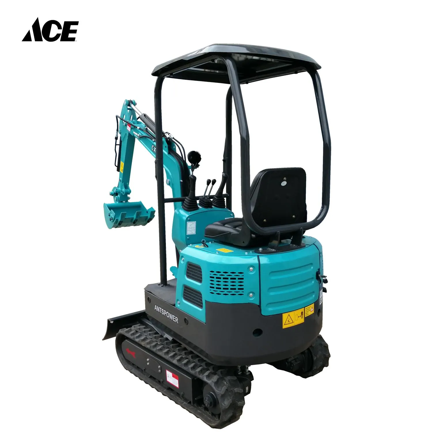1.6-3 Tons Household Small Bucket Backhoe Excavators Mini Auger Digging Machine Prices