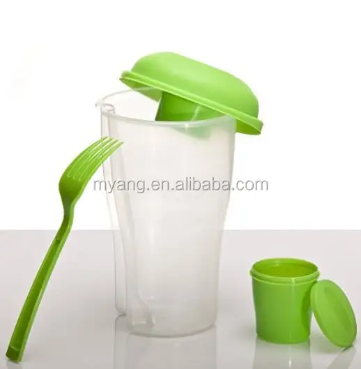 Fresh Healthy Salad Food Container With Dressing Cup & Fork Buy Salad