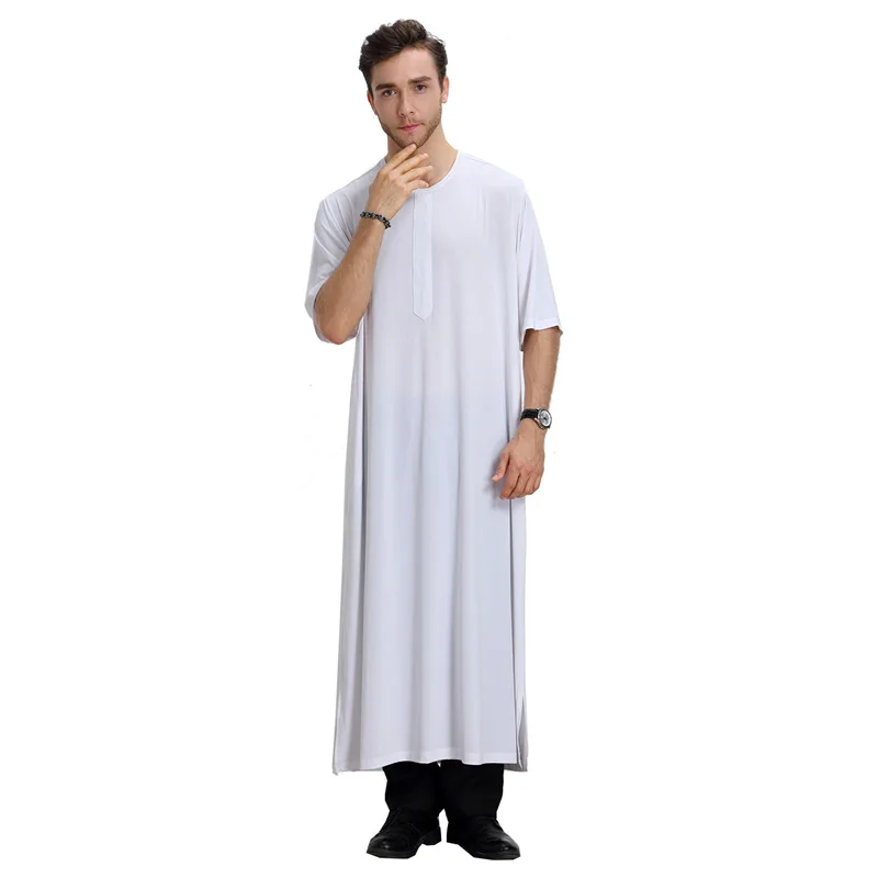 

Arab Middle East men's robe Islamic Clothing Men Muslim Abaya, 2 colors