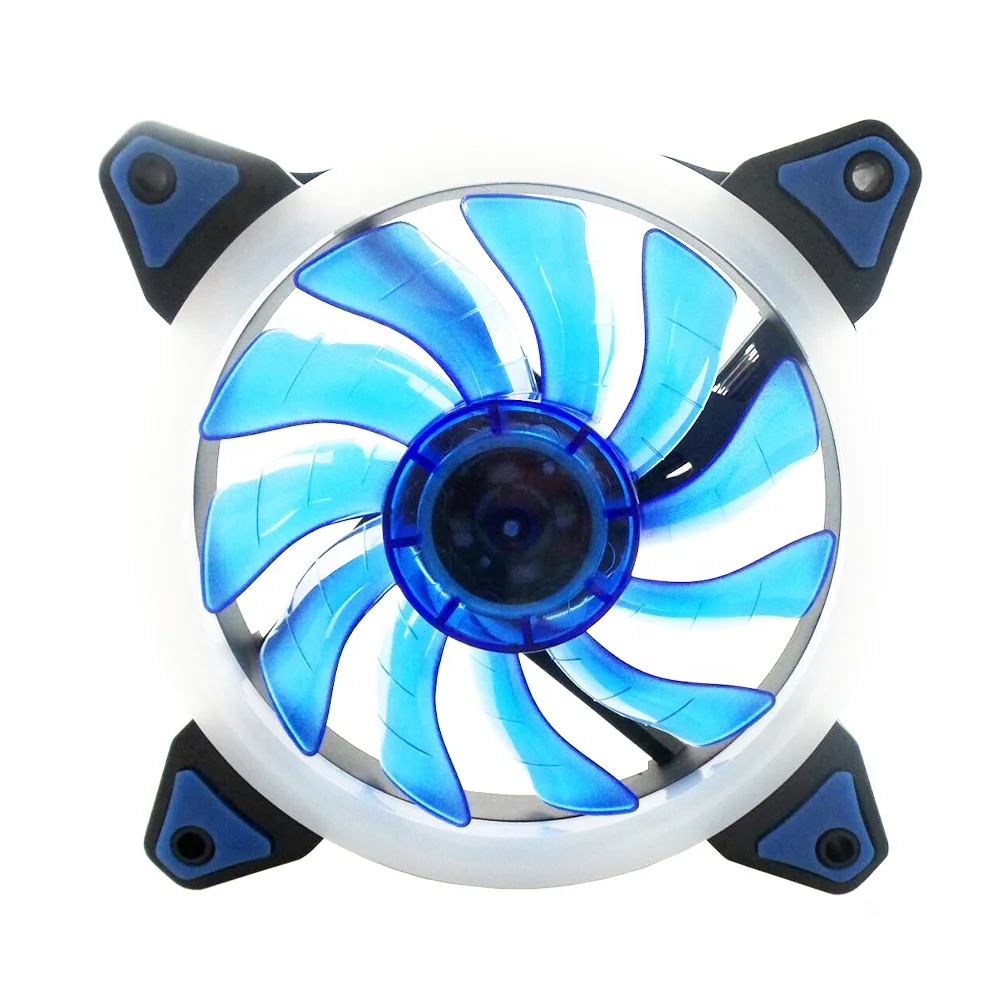 

Cooler 120mm led 12cm rgb 30000hours 3pin 4pin 120x120x25mm fan for gaming case, Blue