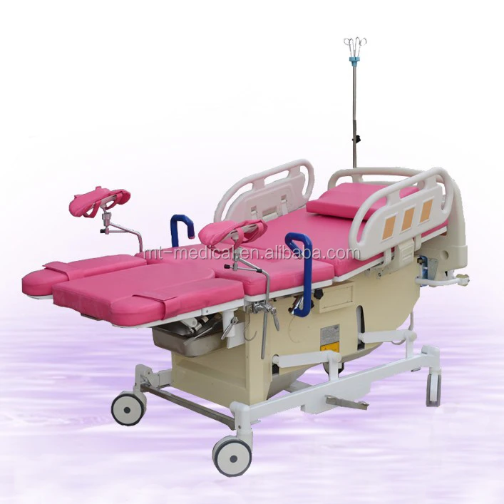 Hospital Stainless Steel Electric Furniture Gynecological Obstetric Examination Delivery Bed