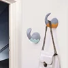 ROOGO Cute Decorative Marine Chic Whale Tail Shaped Key Hat Bag Wall Hooks Nursery Decor