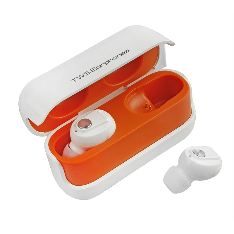 

Handsfree OEM TWS True Wireless Bluetooth Earphone D18 TWS Bluetooth 5.0 Wireless Earbuds with Mic, Black;white