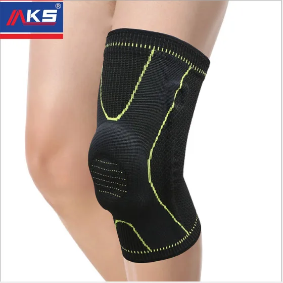 

Spencer 1PC Sport Compression Knee Support Brace Silicone Knee Padded Sleeve for Arthritis Relief, Black