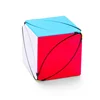 DIY toy 5.5 cm puzzle toy plastic 3d maple leaf axis cube for anti stress