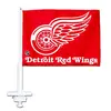 Detroit Red Wings Red Winged Wheel Truck Flag NFL car flag