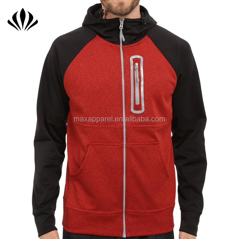 100 polyester zip up hoodie