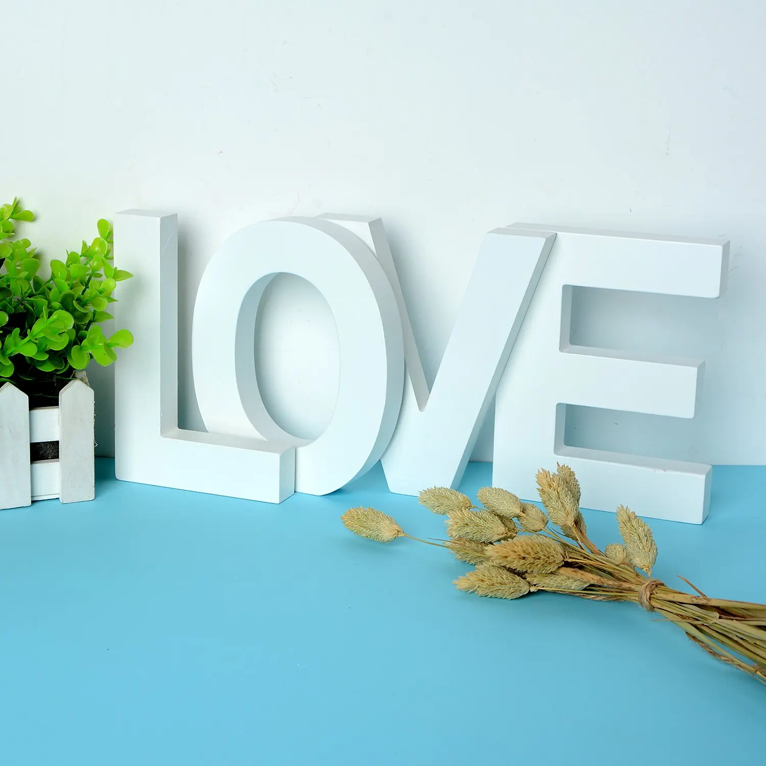 Wooden Hanging Wall Letters &white Decorative Wall Letter For Children