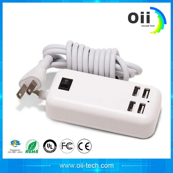 2016 New 45W 3A 4 Port Portable USB Wall Charger Adapter with cable Technology Plug for iPhone iPad S7 2016 New 45W 3A 4 Port Portable USB Wall Charger Adapter with cable Technology Plug for iPhone iPad S7