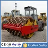 Sheep Foot Pad Used Road Roller CA25PD With Close Driver Cabin , Vibrator Dynapac Road Roller
