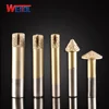 WeiTol 6mm stone engraving bit cnc router bit cutting tools for marble and granite