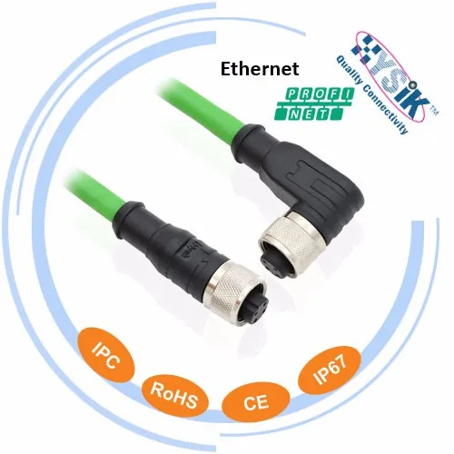 Devicenet Cordset M12 B Coding 5 Pin Female And Male Connector - Buy ...