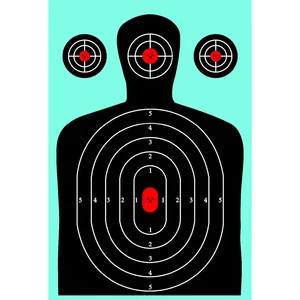 The Ultimate Reactive Splatter Targets For Shooting 50 pieces per pack 12 x 18 inches(blue)