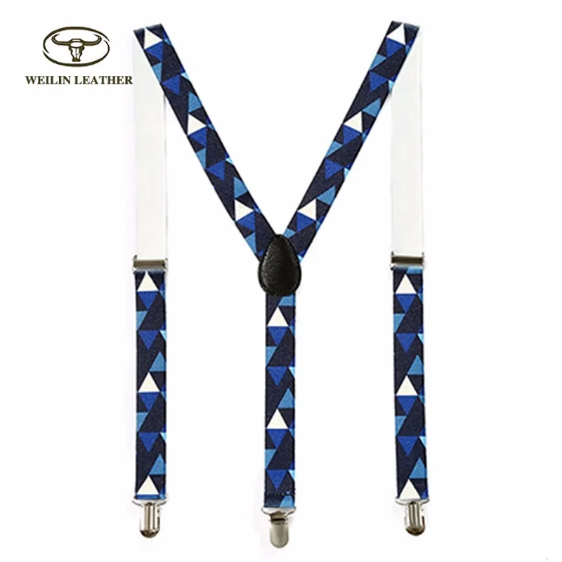 Custom 25mm Wide Kids Printed Polyester Suspenders For Boy Buy Kids