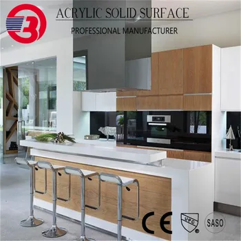 Shenzhen Artificial Quartz Kitchen Island With Breakfast Bar Buy