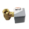 220V 2 Port DN25mm Motorized Damper Control Valve For Fan Coil Unit