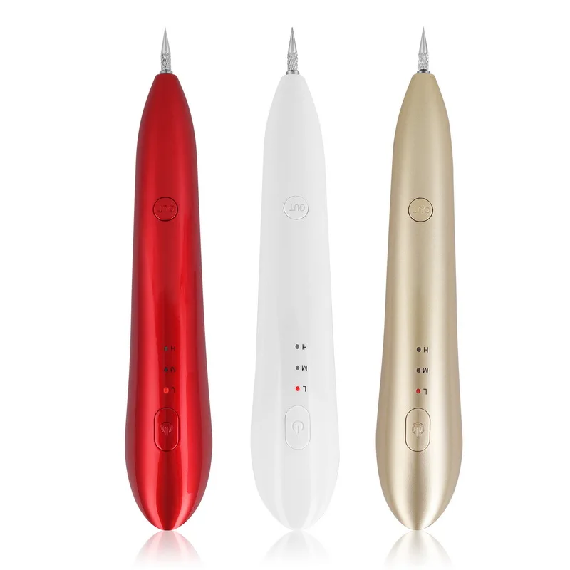 

New Laser Tattoo Spots Removal Pen Wrinkle Removal Machine Anti Aging Moles Removal Pen Dot Mole Spot Pen for beauty Salon, White or customized
