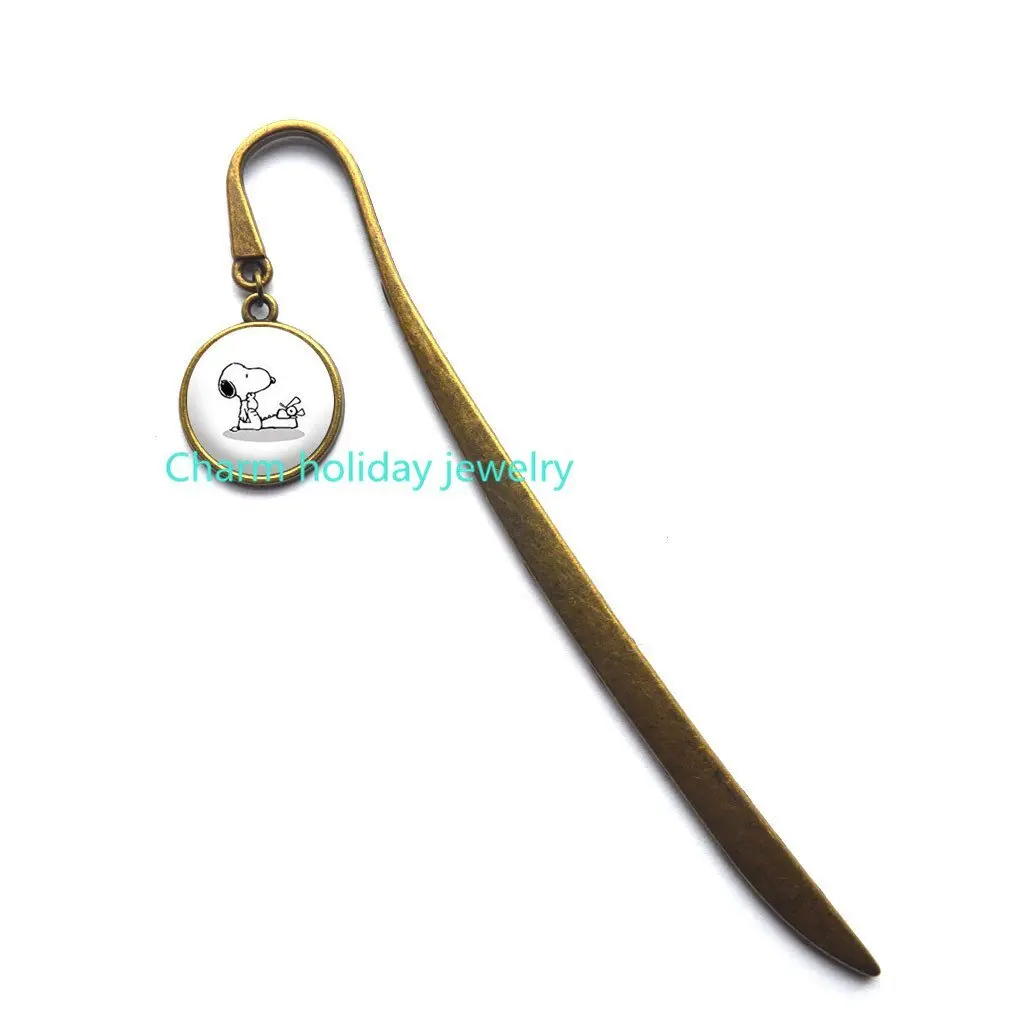 Typing Dog -Dog Bookmark -Dog - Typewriter - Writing Bookmark - Jewelry for Writers,Jewelry for Writers Writing Jewelry,Charm Bookmark.D0114