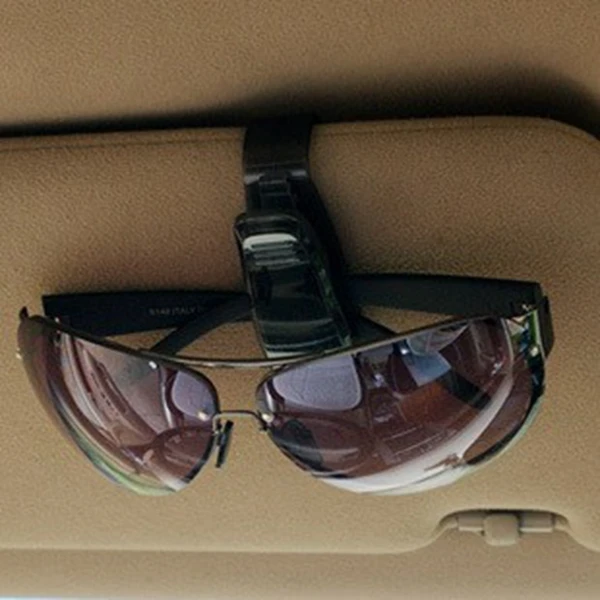 Универсальный мода солнцезащитные очки клип очки держатель в автомобиль, авто автомобиль солнцезащитный козырек очки держатель клип для бизнес банковская карта билетов