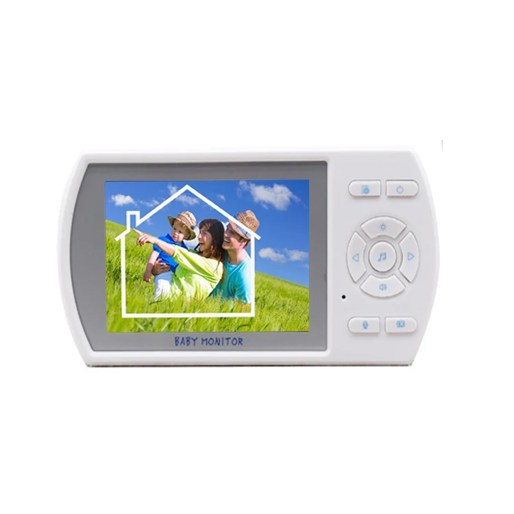 Factory Direct Fast Seller Custom OEM 3.5 inch TFT LCD CE wireless visual video baby monitor with two way audio intercom