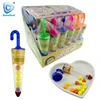 Colorful crayon pen umbrella small toy with candy