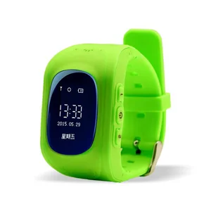 New fashion Q50 led display smart kids hand watch with GPS