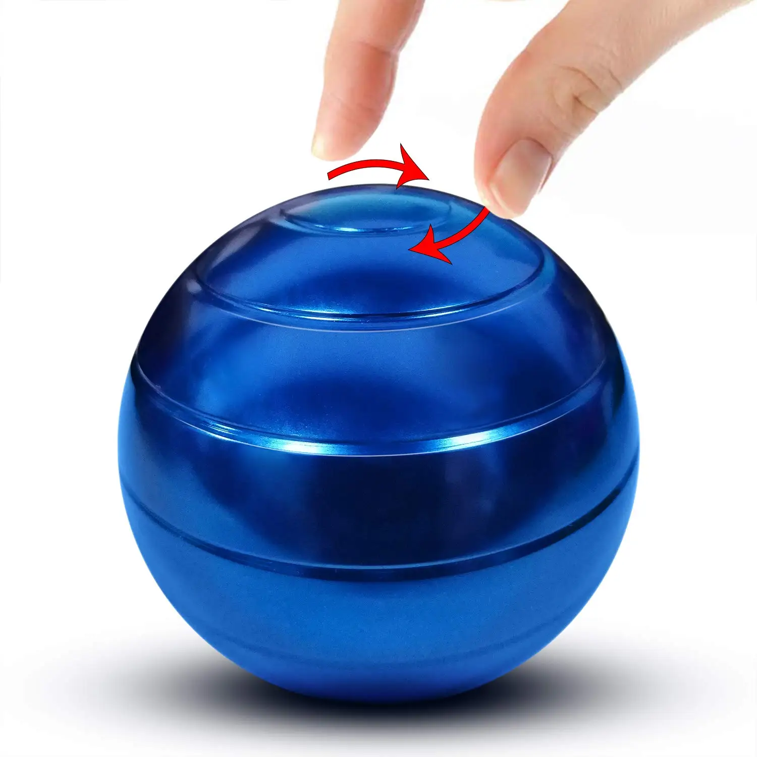 BeautyChen Kinetic Desk Toy for Adults Office Stress Relief with Full Body Optical Illusion Stress Anxiety Relief Metal Ball for Kids and Adults 2.1 Size Black 