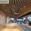 WPC indoor linear ceiling for terrace and lobby