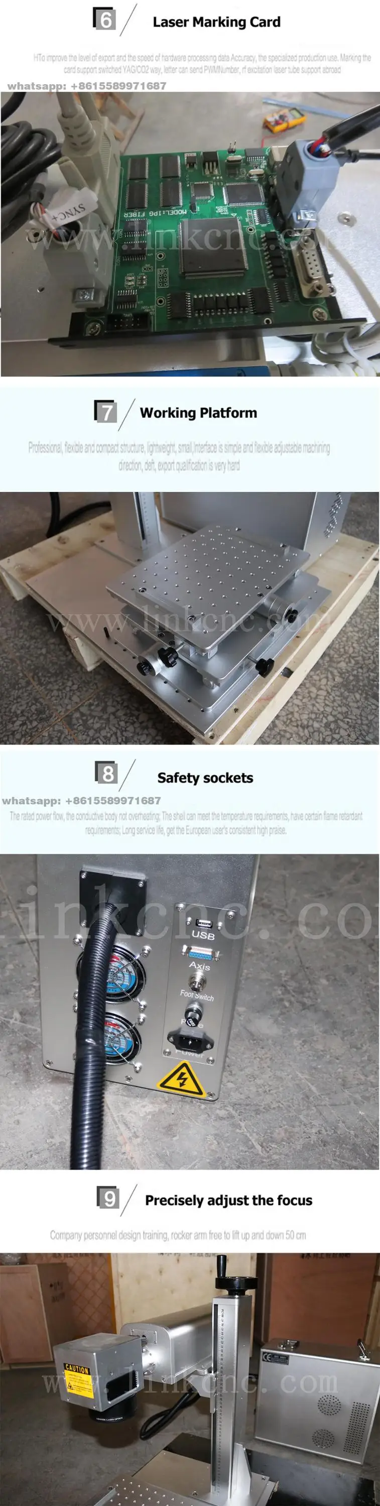 Brand New 30W Fiber Metal Engraver , Laser Marking Machine