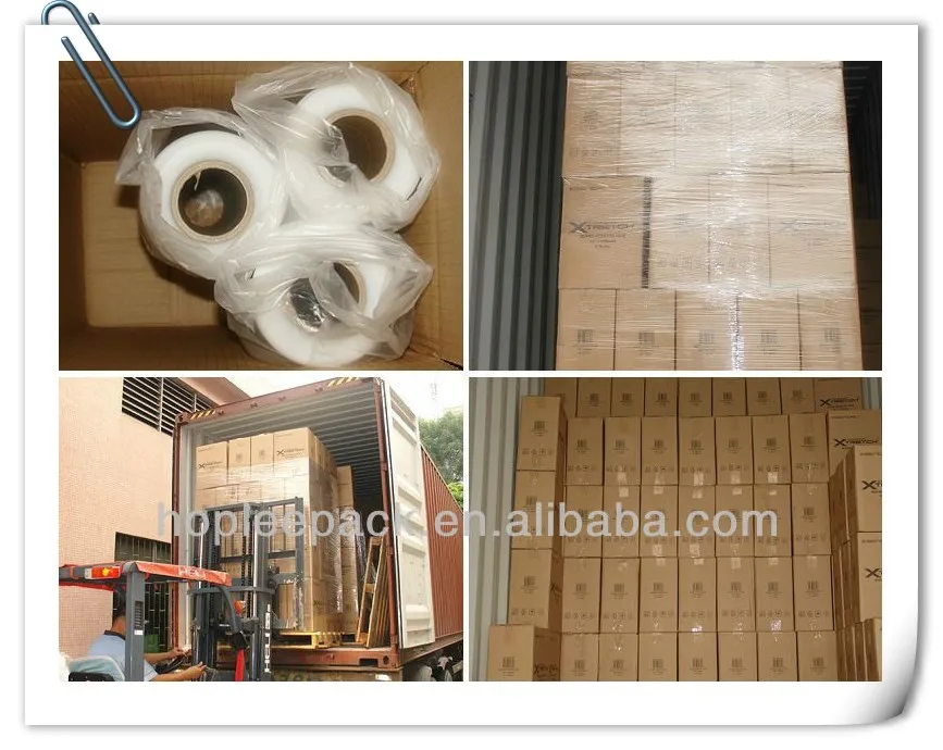 PE Shrink Clear Jumbo Roll Strech Film for Packaging Stretch Wrap Film